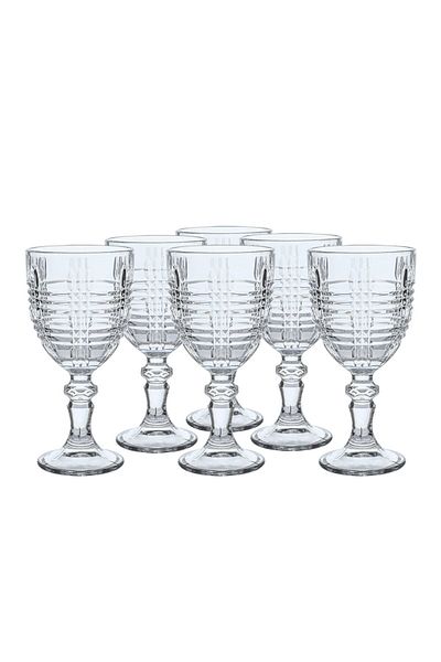 Alsaif Gallery Max set of juice glasses with a 6-piece glass base