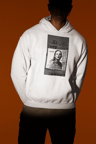 SEVBANO Taylor Swift Singer Printed Unisex Oversize Hoodie - Reputation Sweatshirt