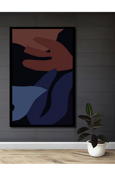 Teona Ahşap Abstract Touches Decorativ Lemn MDF Dreptunghi Acasă, Locul de Muncă Pictură Perete