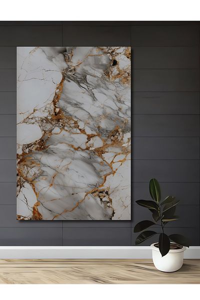 Teona Ahşap Textura de marmura Modern Decorativ Lemn MDF Dreptunghi Acasa, Locul de munca Pictura pe perete