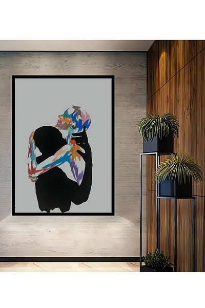 Teona Ahşap Învelișuri colorate, abstracte, decorative, din lemn, MDF, dreptunghi, pictură murală pentru locuință, loc de muncă