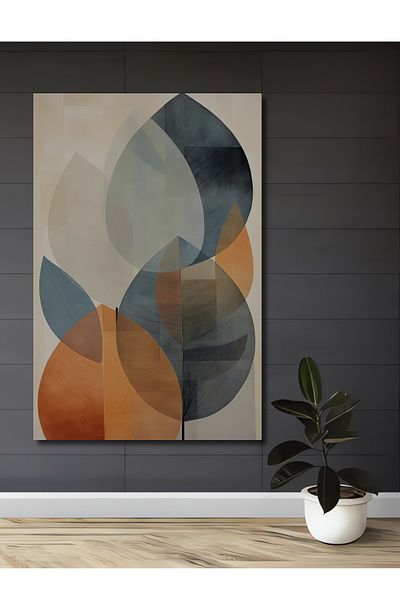 Teona Ahşap Modern Geometric Abstract Lemn MDF Dreptunghi Decorativ Acasă, Locul de Afaceri Pictură Murală