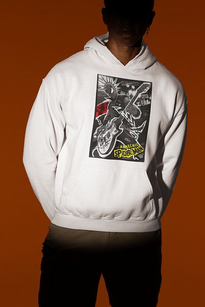 SEVBANO Anarchic Spider-Man Printed Unisex Oversize Hoodie