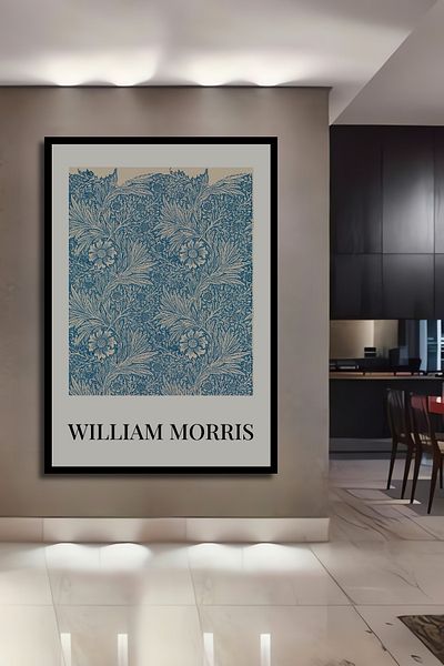 Teona Ahşap William Morris Model Lemn MDF Dreptunghi Decorativ Acasă, Locul de Muncă Pictură Perete
