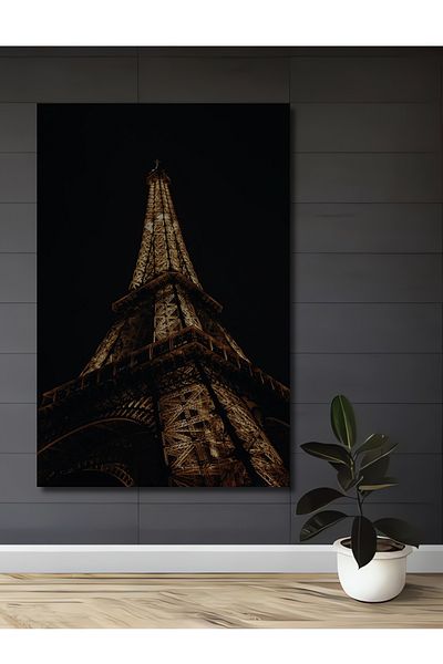 Teona Ahşap Turnul Eiffel din Paris Decorativ din lemn MDF dreptunghiular pentru casa, locul de munca pictura pe perete