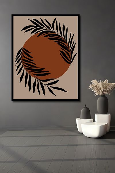 Teona Ahşap Frunze Tropicale Lemn Minimalist MDF Dreptunghi Decorativ Acasă, Locul de Muncă Pictură Perete