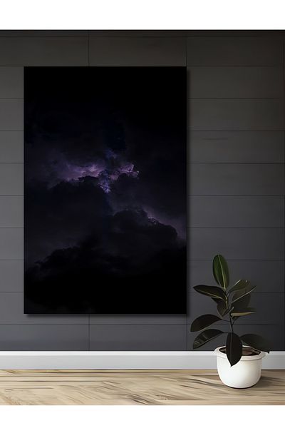 Teona Ahşap Storm Clouds Decorativ Lemn MDF Dreptunghi Acasă, Locul de Muncă Pictură Perete