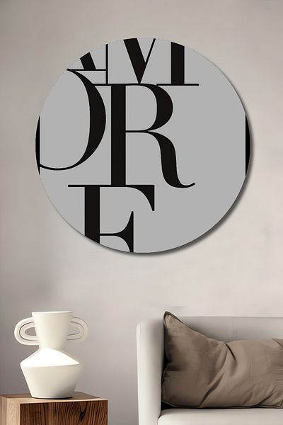 Teona Ahşap Amore Decorativ Lemn MDF Rotund Casa, Locul de Muncă Pictură Perete