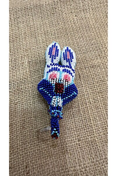 Handmade Renkli Büyük Tavşan Anahtarlık