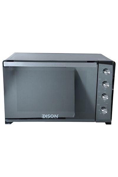 Edison electric oven, steel, double glass door, 120 liters, 2800 watts