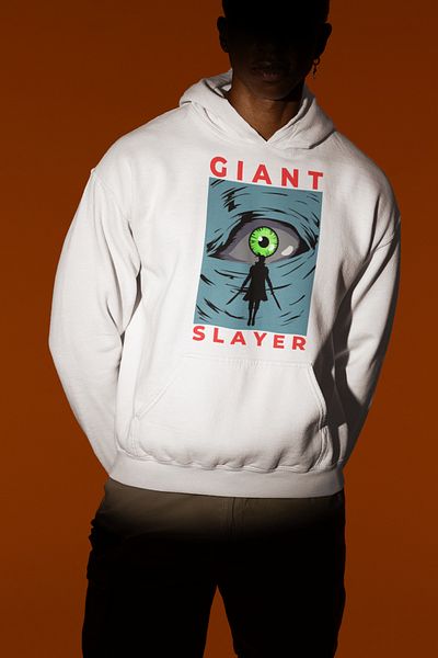 SEVBANO Giant Slayer Printed Unisex Oversize Anime Hoodie