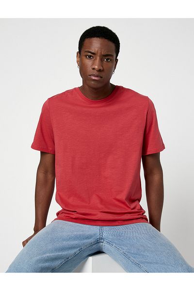 Koton Crew Neck Basic Cotton Short Sleeve T-Shirt