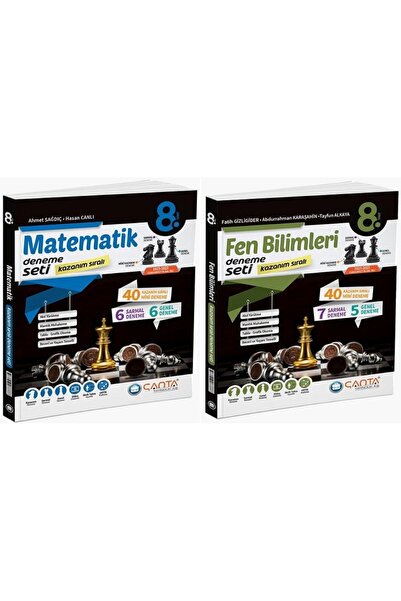 Çanta Yayınları Çanta 2025 8. Sınıf Lgs Matematik + Fen Bilimleri Kazanım Sır...