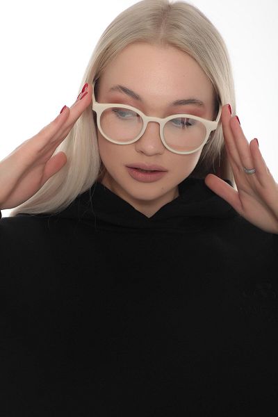 STAOOM Round Transparent Glasses