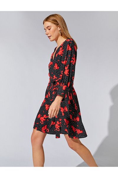 Koton Μακρυμάνικο Floral Φόρεμα