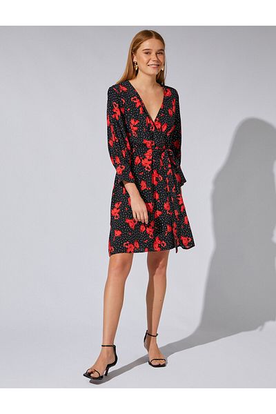 Koton Μακρυμάνικο Floral Φόρεμα