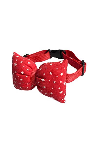 PATİMİO Ayarlanabilir Kedi Köpek Papyonu Red Stars