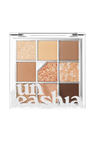 UNLEASHIA All of Brown Shimmer Glitter Palette No:2