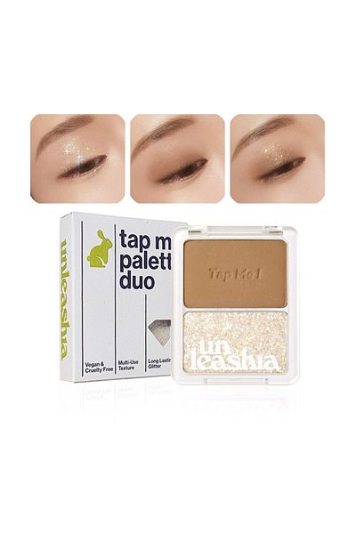 UNLEASHIA Tap Me Palette Duo No:3 Rub-A-Dub |   Matte & Sunny Eyeshadow Palette