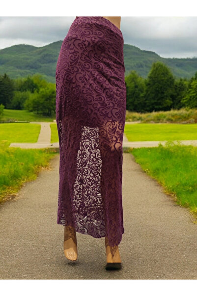 modayiğit Mor tül balık etek