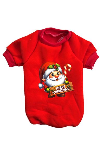 stylie Winter New Year's Custom Santa Claus Cat and Small Breed Dog Clothing