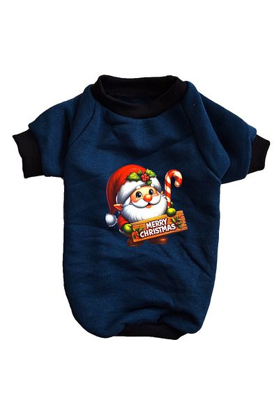 stylie Winter New Year's Custom Santa Claus Cat and Small Breed Dog Clothing