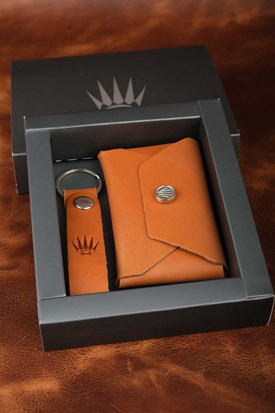 WATCHOFROYAL Card Holder Crazy Tan