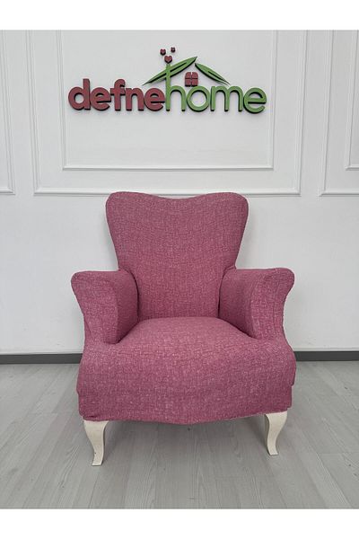 Defne Home Upholstery Fabric Plain Linen Elastic Non Slip 3311 Set Seat Cover