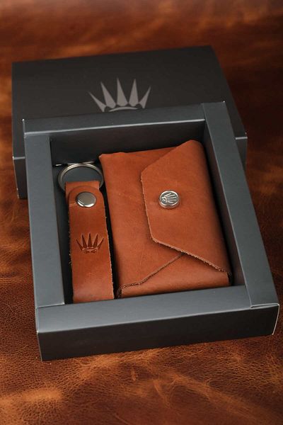 WATCHOFROYAL Genuine Leather Brave Crazy Tan Wallet