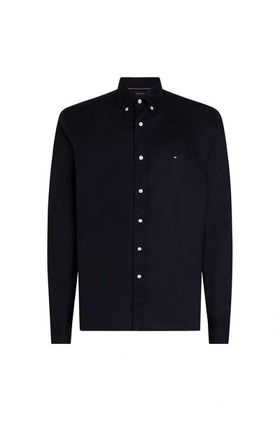 Tommy Hilfiger Erkek Lacivert Core Flex Gömlek