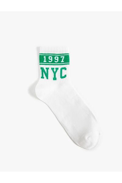 Koton College Socks Socket Patterned