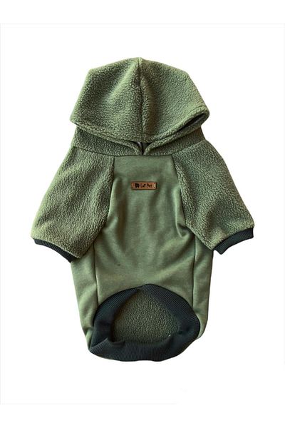 Luli Pet Hooded Fleece Cat Dog Sweatshirt