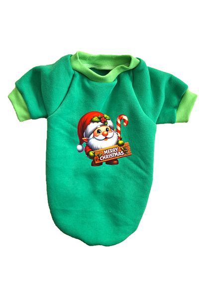 stylie Winter New Year's Custom Santa Claus Cat and Small Breed Dog Clothing