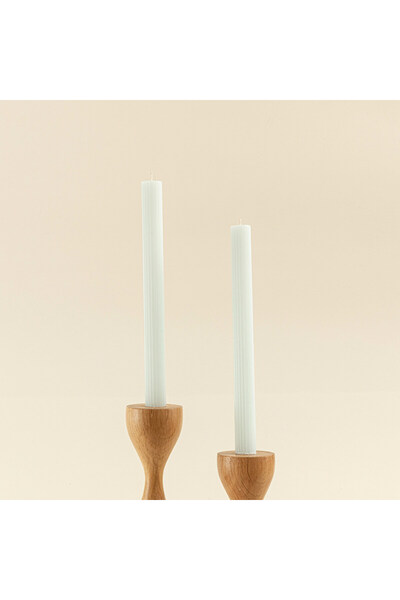 Chakra Helen 2Li Sütun Şamdan Mumu Ocean Ocean