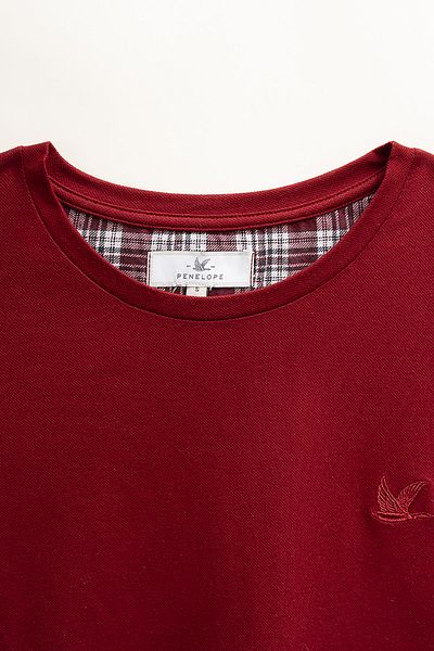 Penelope Set de pijamale de damă roșu Claret - XL