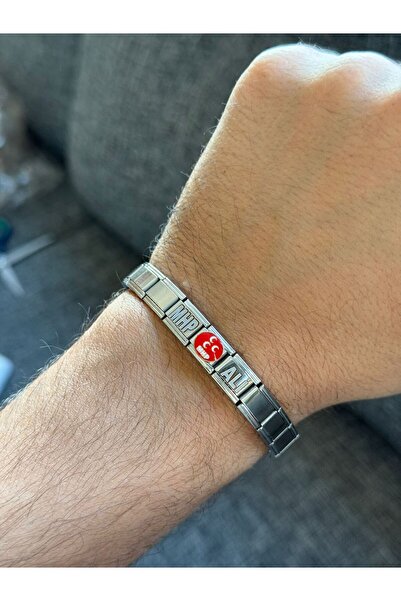 nokt KİŞİSELLEŞTİRİLEBİLİR PARTİ MHP İTALYAN CHARM BİLEKLİK - ÜLKÜCÜ BİLEKLİĞİ