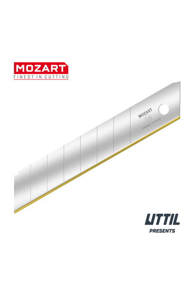 UTTIL Mozart Blades 90180.051 Ekstra Sert, Ekstra Keskin TiN Kaplamalı 18mm K...