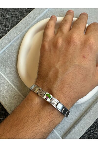 nokt HDP PARTİ LOGOLU İTALYAN CHARM BİLEKLİK ÖZELLEŞTİRİLEBİLİR