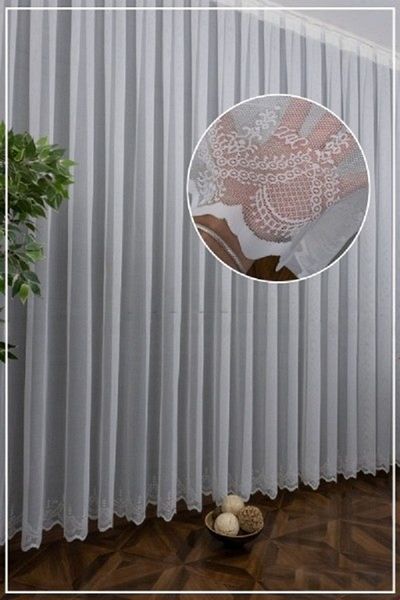 Taç Farbateks Planting New Straight Simple Fashion Design Skirt Embroidered Does Not Want Iron 3 Layers Pleated Tulle Curtain