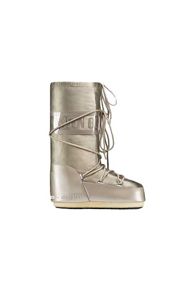 MOON BOOT Women's Snow Boots Icon Glance Platinum