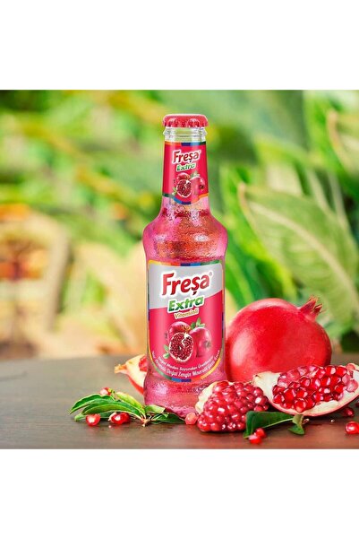 FREŞA Freşa Extra Nar Aromalı Maden Suyu 200 Ml X 24 Adet