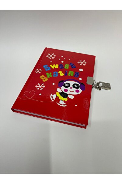 ÇilekKurdu Kilitli Hatıra Günlük Defter 100 Yaprak