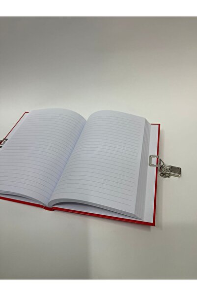 ÇilekKurdu Kilitli Hatıra Günlük Defter 100 Yaprak