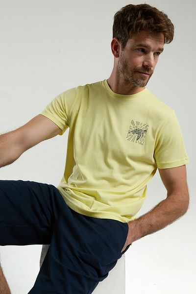 Arnetta Men's Yellow Bermuda Suit