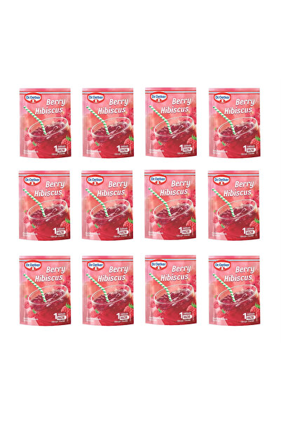 Dr. Oetker Dr Oetker Toz İçecek Berry Hibiscus 90Gr X 12 Adet