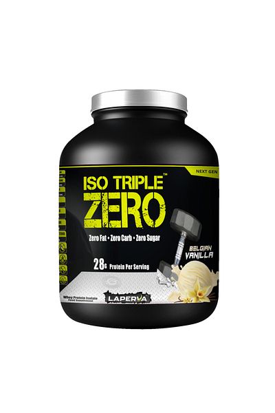 Laperva Iso Triple Zero Next Generation Whey Protein, Belgian Vanilla, 4 LB