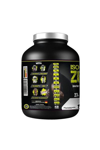 Laperva Iso Triple Zero Next Generation Whey Protein, Chocolate Caramel, 4 LB