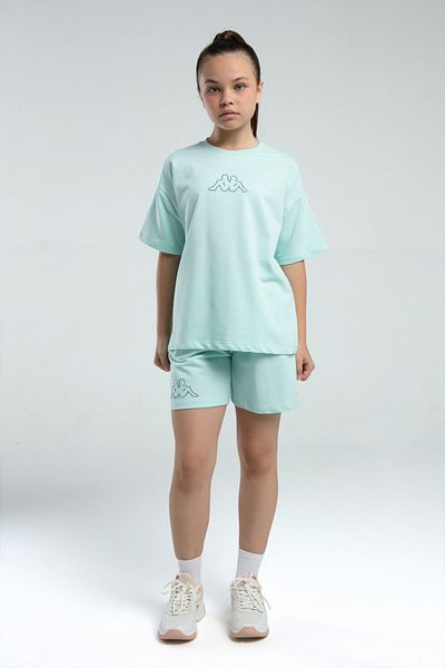 Kappa Girl's Green Shorts Set