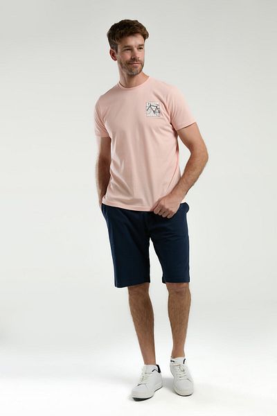 Arnetta Men's Pink Bermuda Suit
