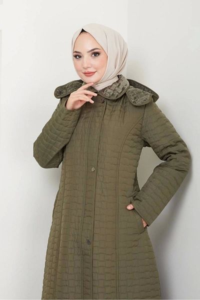 Nevayla Moda Παλτό πλήρους μήκους με γούνα εσωτερικά